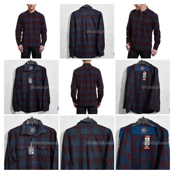 Grayers Other - NWT Grayers Men's Heritage Flannel Long Sleeve in   dark blue